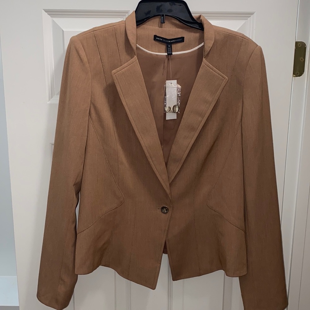 White House Black Market trailered blazer jacket.
